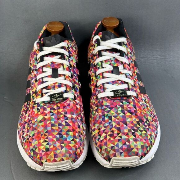 adidas ZX Flux Multi-Color Prism sneaker shoes men size 12 - Picture 2 of 8